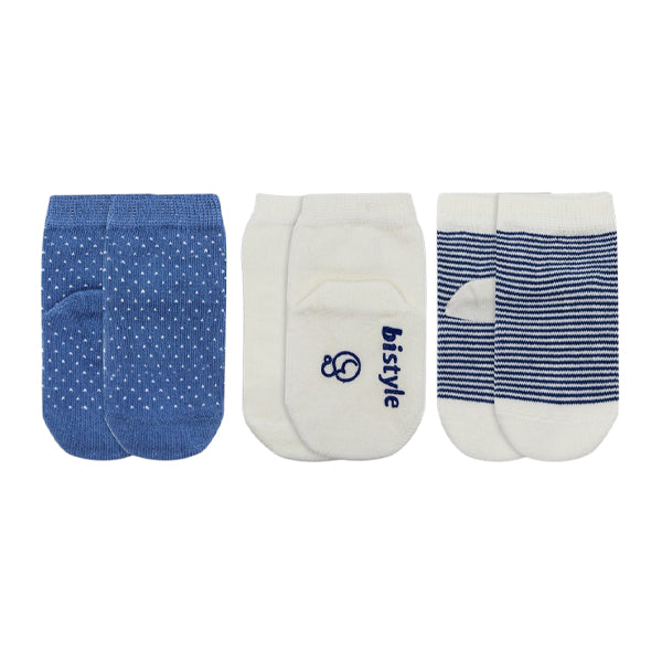 Bistyle Organic 3-pairs Basic Socks (0-3 M)